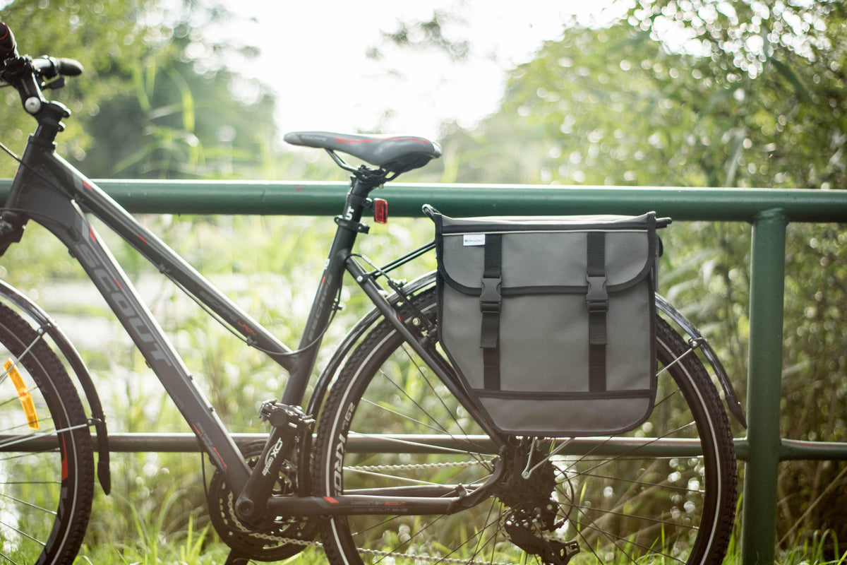 Panniers hitting your heels? How to stop it
