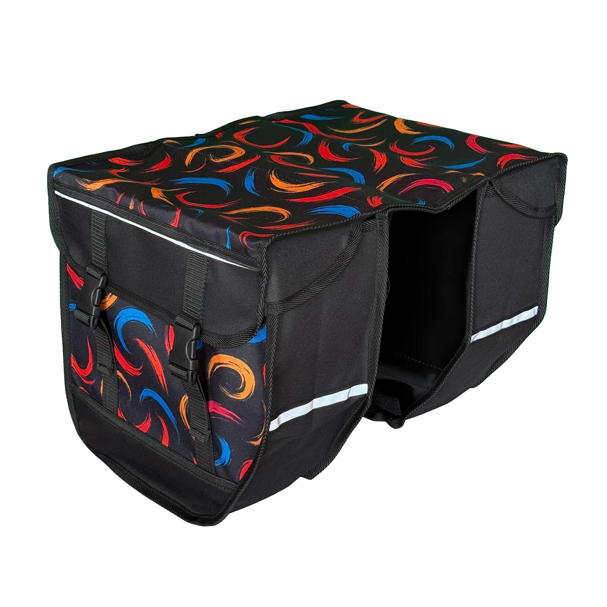 Model M - Bicycle Double Panniers - Brushstroke
