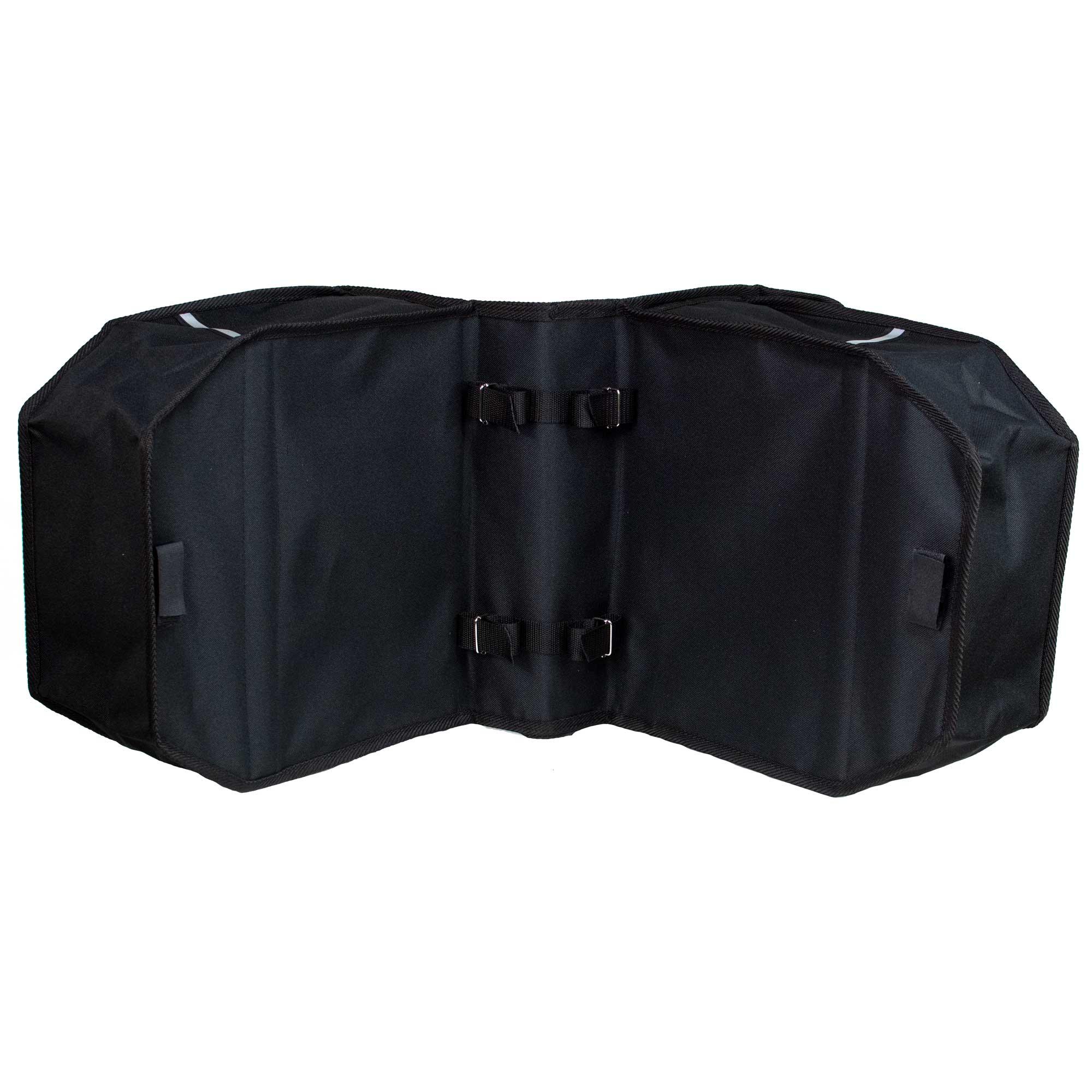 BikyBag Model T - Bicycle Double Pannier Bag (Green Meadow) - BikyBag
