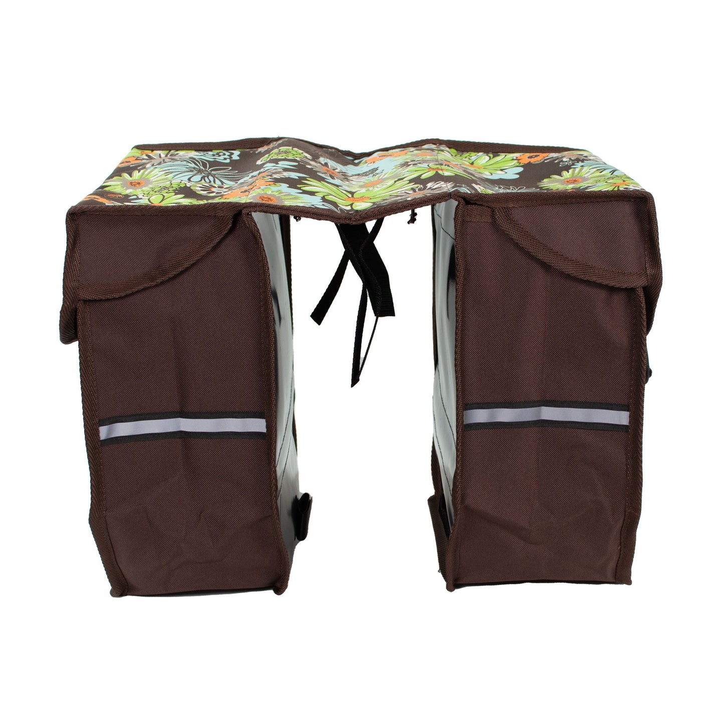 BikyBag Model T - Bicycle Double Panniers (Green Meadow)