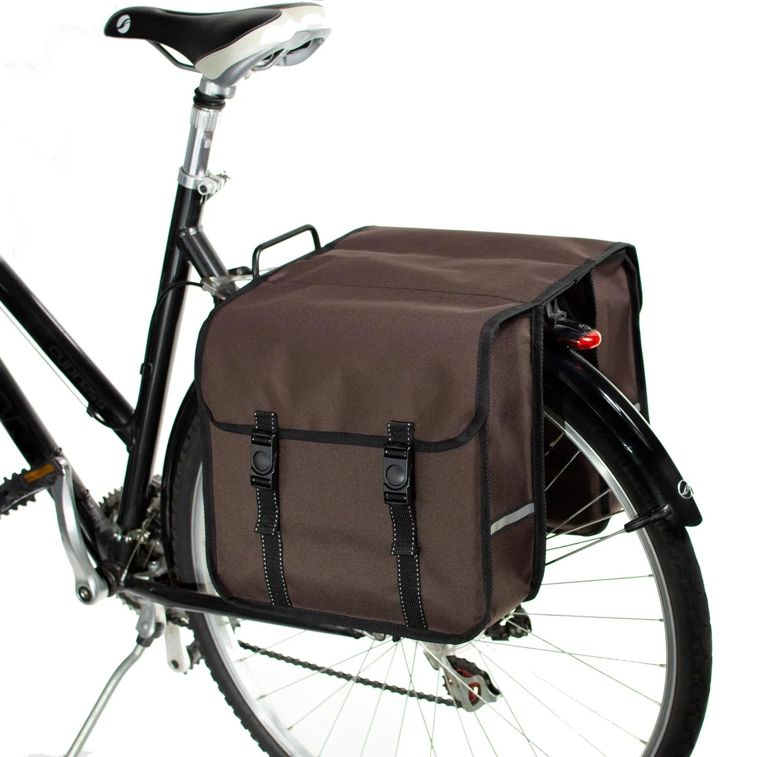 Classic Doppelpacktasche Braun, 26 L – Gepäckträger
