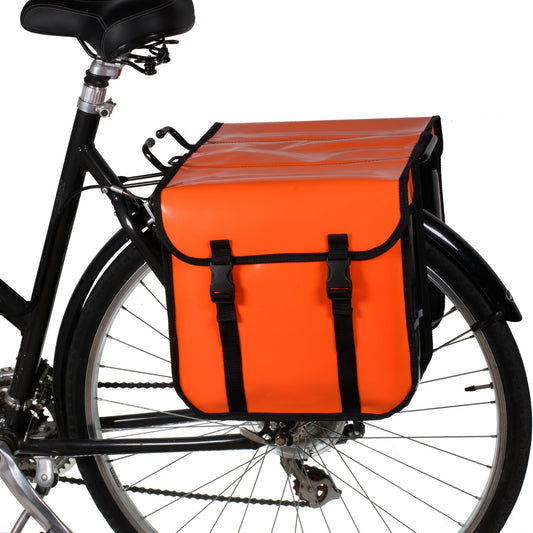 BikyBag Classic CW - Waterproof Bicycle Double Panniers (Orange) - BikyBag
