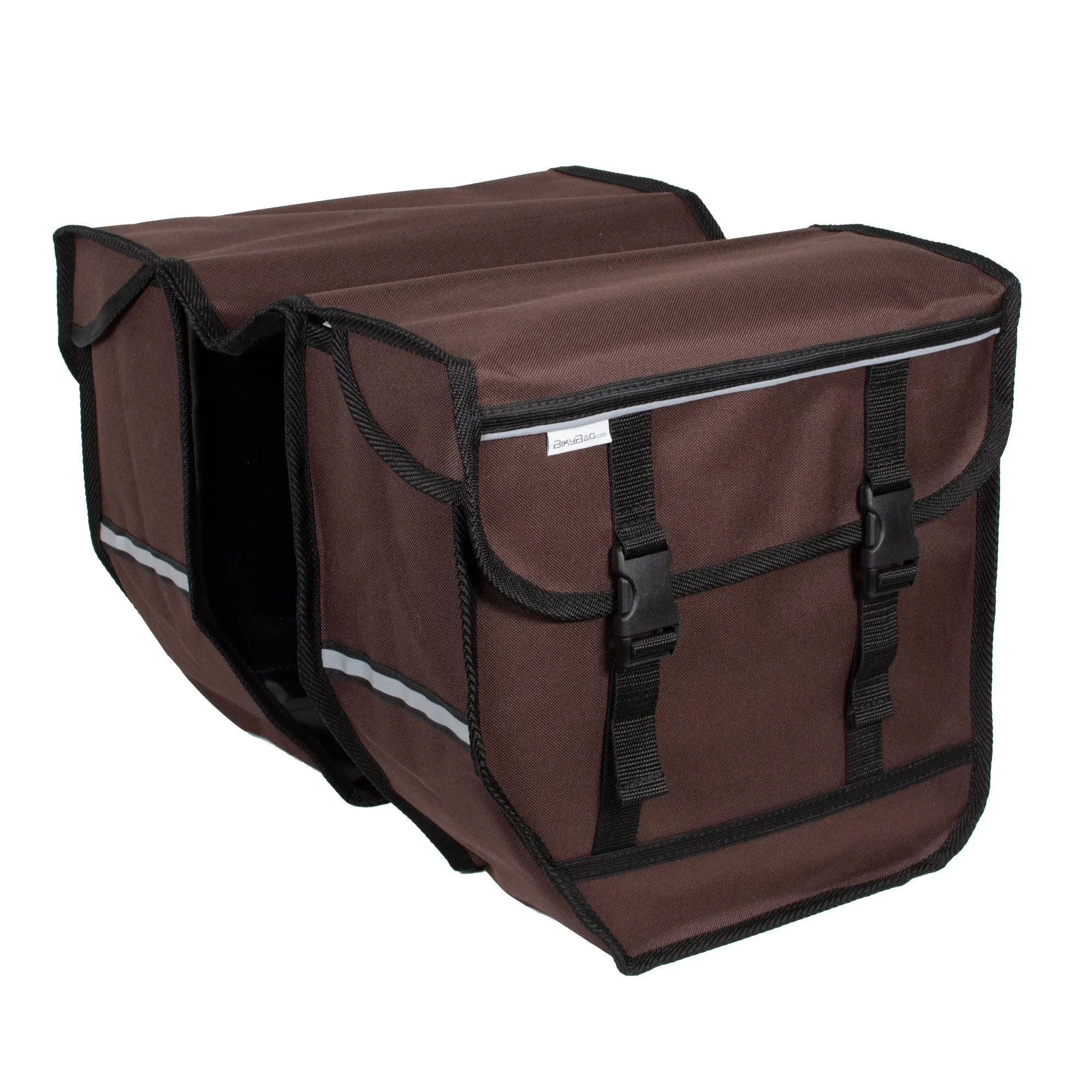 BikyBag Model M - Sacoches doubles pour vélo (Marron) - BikyBag