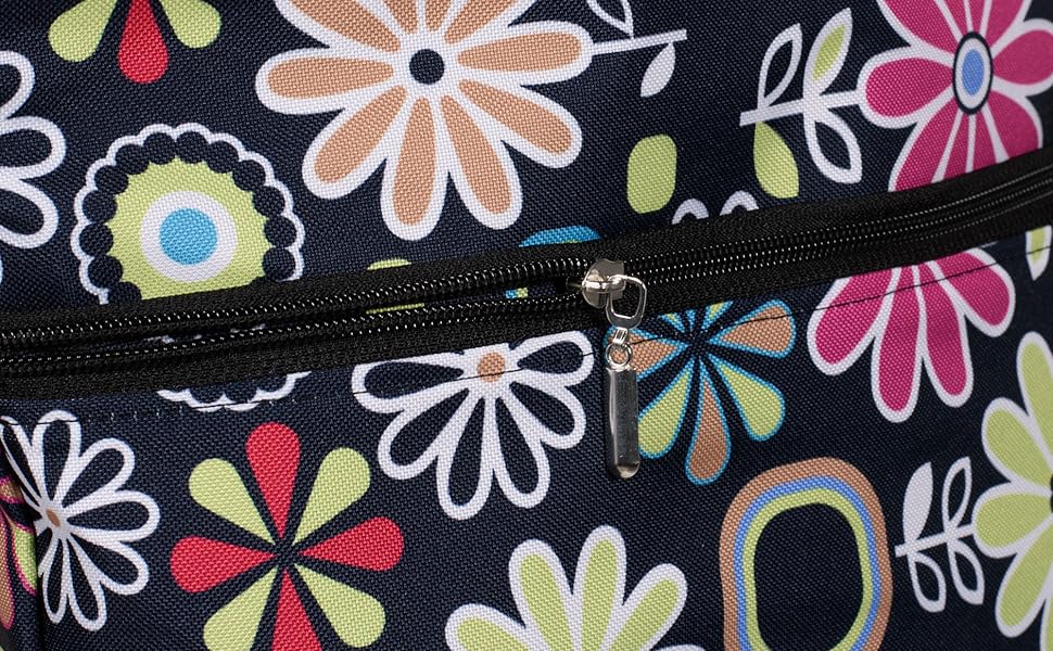 BikyBag Shopper - Einzelne Fahrradtasche (Gänseblümchen)