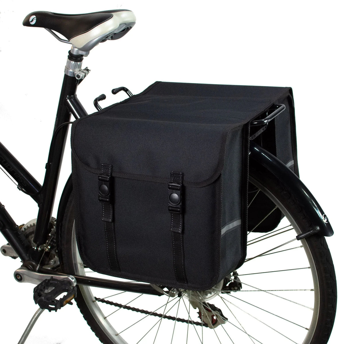 BikyBag Classic - Sacoche double pour vélo (Noir) - BikyBag