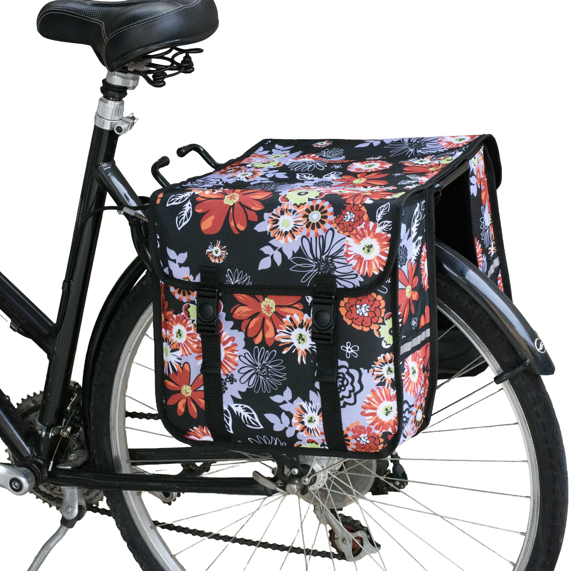 Classic CE - Podwójna sakwa rowerowa - Czerwona łąka