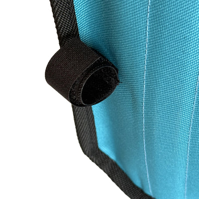 BikyBag Classic Mini kids' bike double pannier, Cats pattern, a hook-and-loop strap