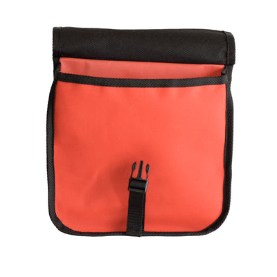 BikyBag Classic Mini, Doppel-Fahrradtasche für Kinderräder, Muster Maus, eine Tasche mit offener Klappe