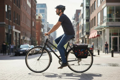 Model M  - Bicycle Double Panniers - Brushstroke