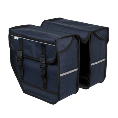 Model M  - Bicycle Double Panniers - Navy Blue