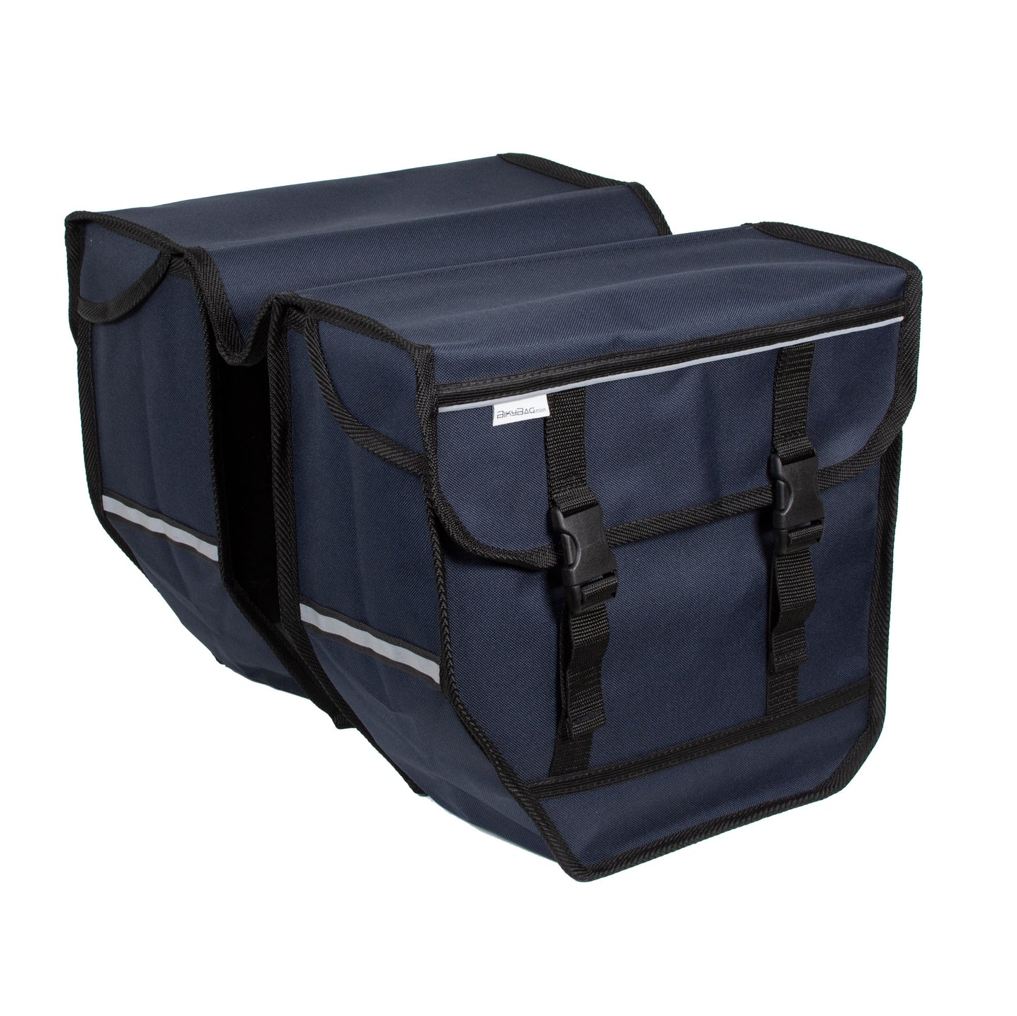 BikyBag Model M  - Bicycle Double Panniers (Navy Blue)