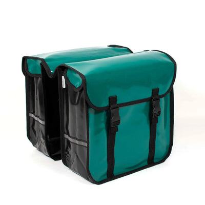 Classic CW - Waterproof Bicycle Double Panniers - Forest Green