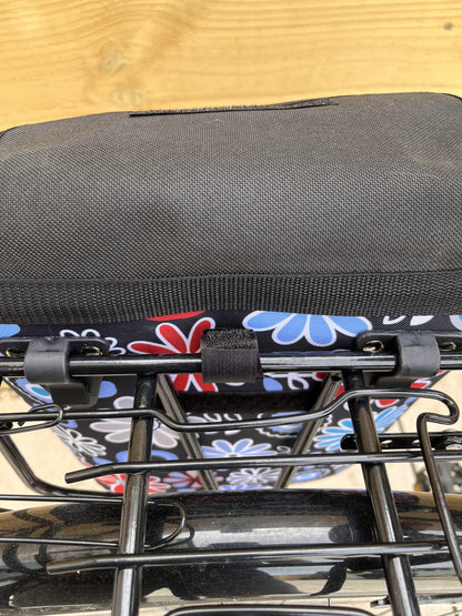BikyBag Shopper - Cykel Enkel Pannier Väska (Tusensköna Blommor)