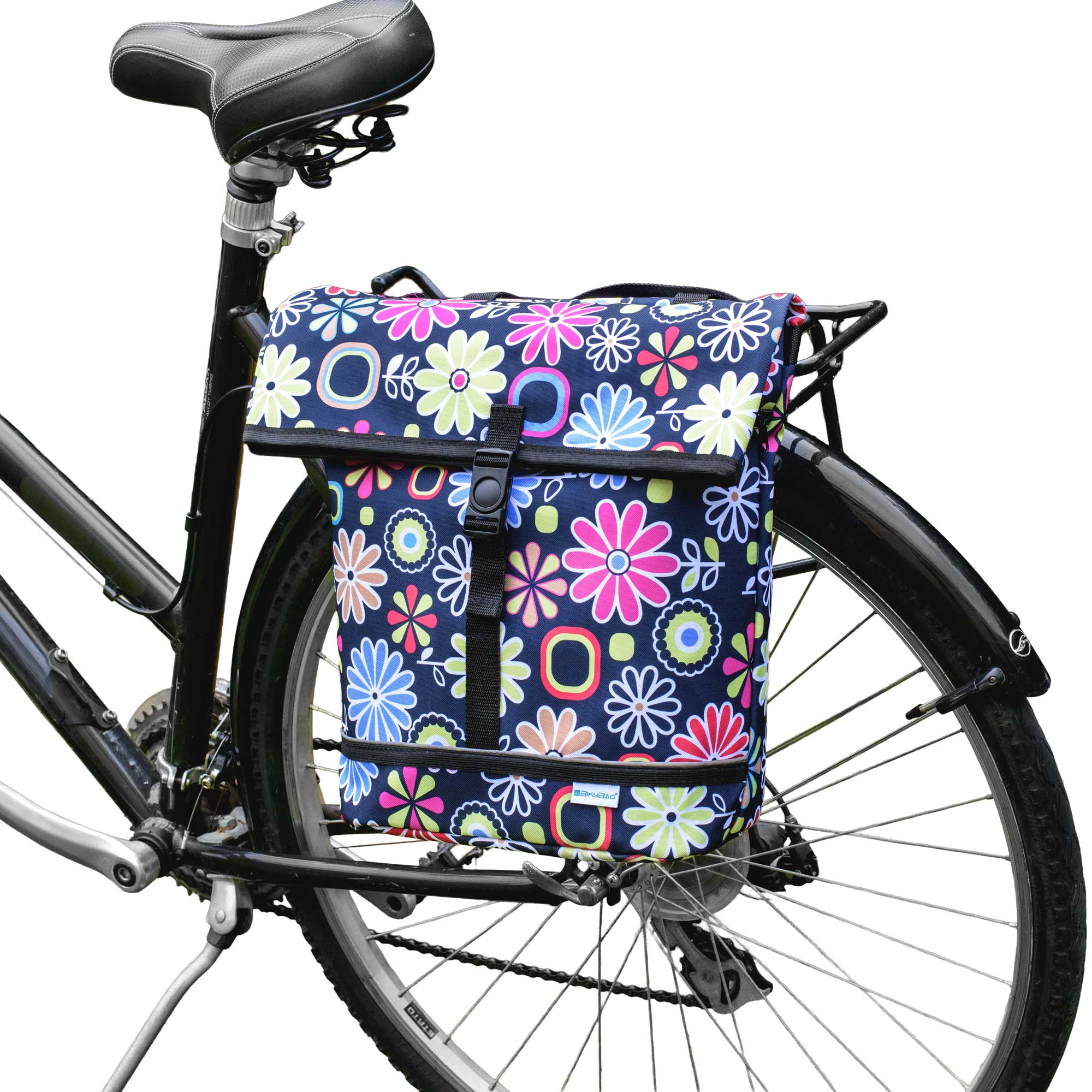 Shopper 16 - Sacoche simple - Marguerites roses