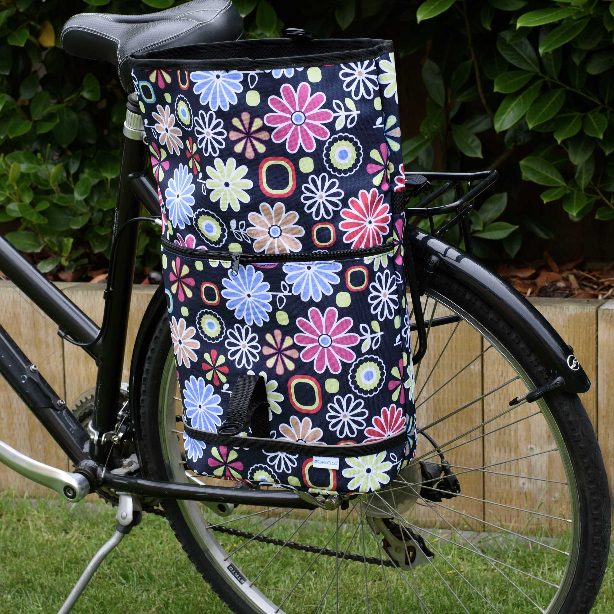 Shopper 16 - Sacoche simple - Marguerites roses