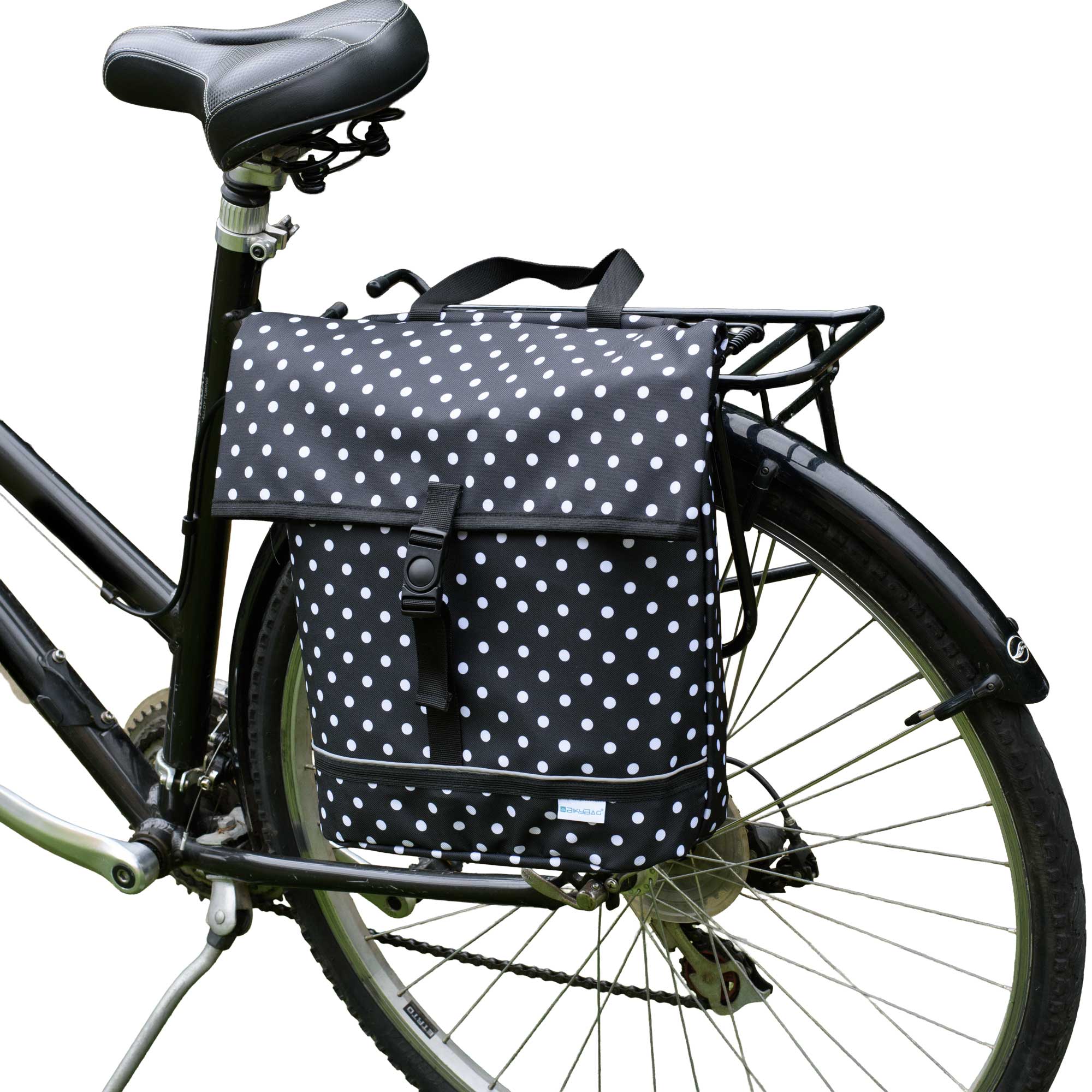 Shopper 16 - Borsa singola - Pois bianchi