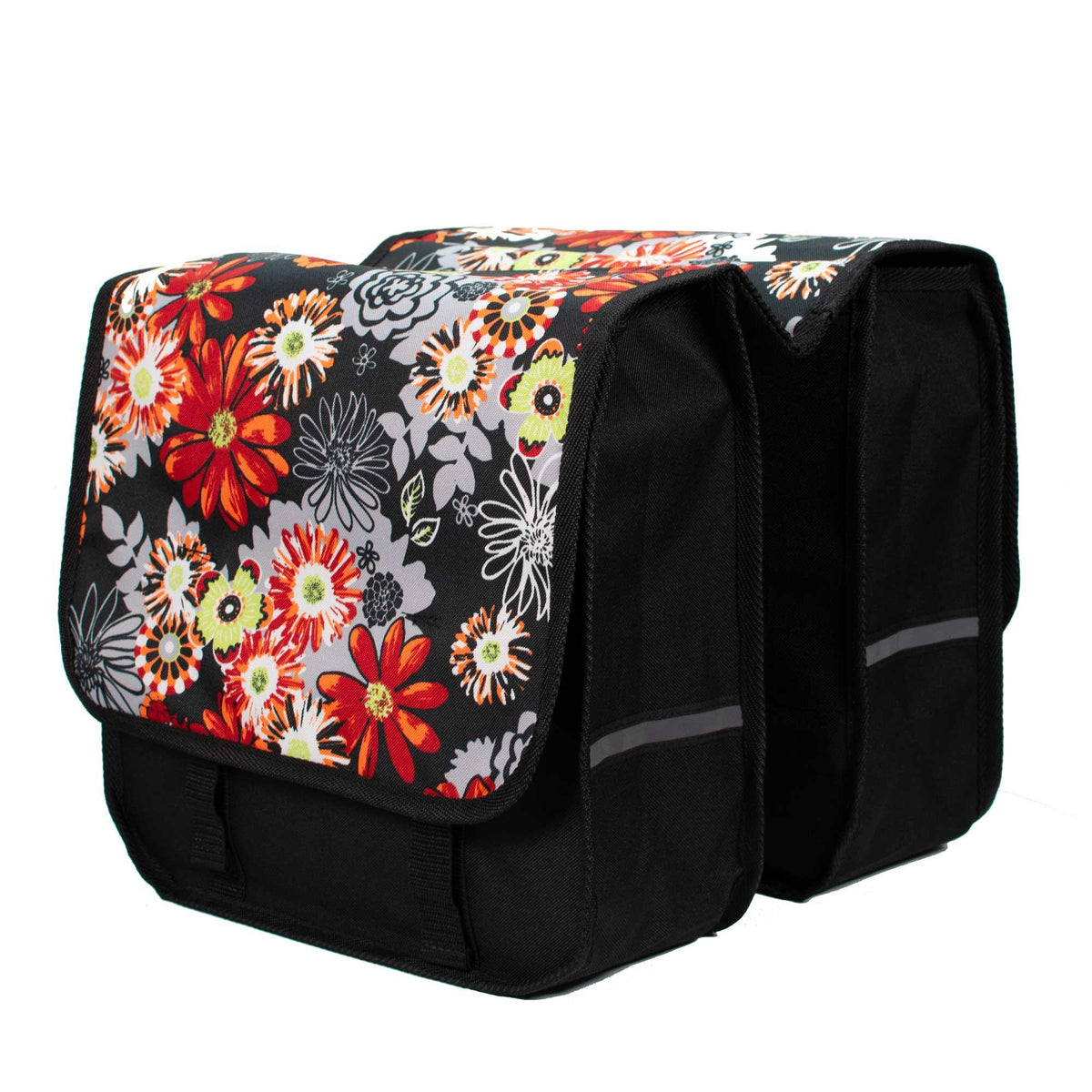 BikyBag Classic CL - Doppelpacktasche fürs Fahrrad (Rote Wiese) - BikyBag