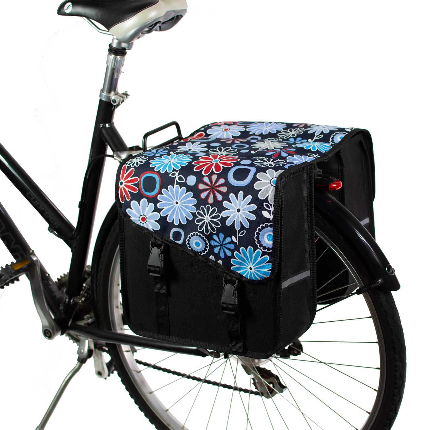 BikyBag Classic CS - Bicycle Double Panniers (Daisy) - BikyBag