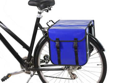 BikyBag Classic CW - Sacoches doubles imperméables pour vélo (Bleu) - BikyBag