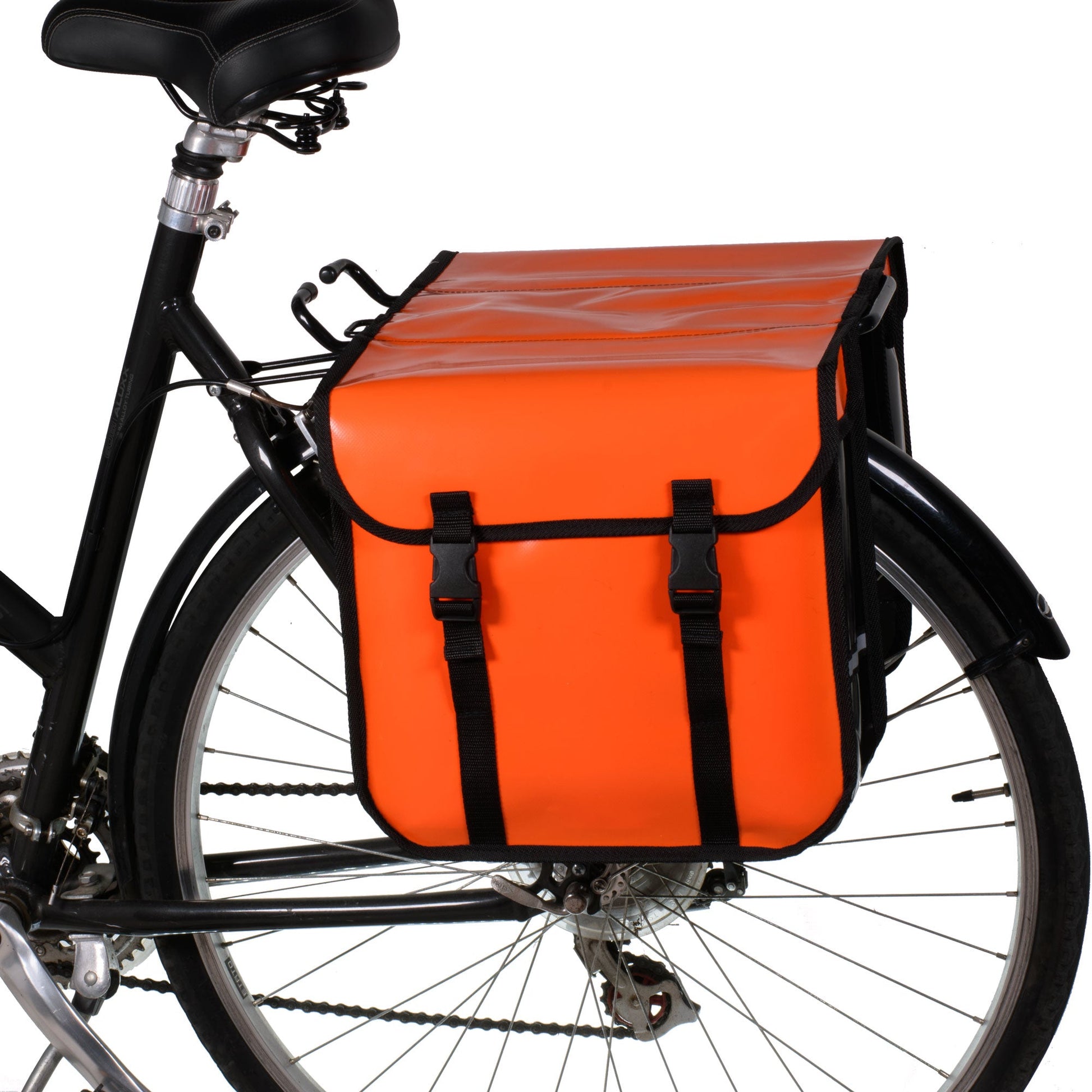 BikyBag Classic CW - Waterproof Bicycle Double Panniers (Orange) - BikyBag