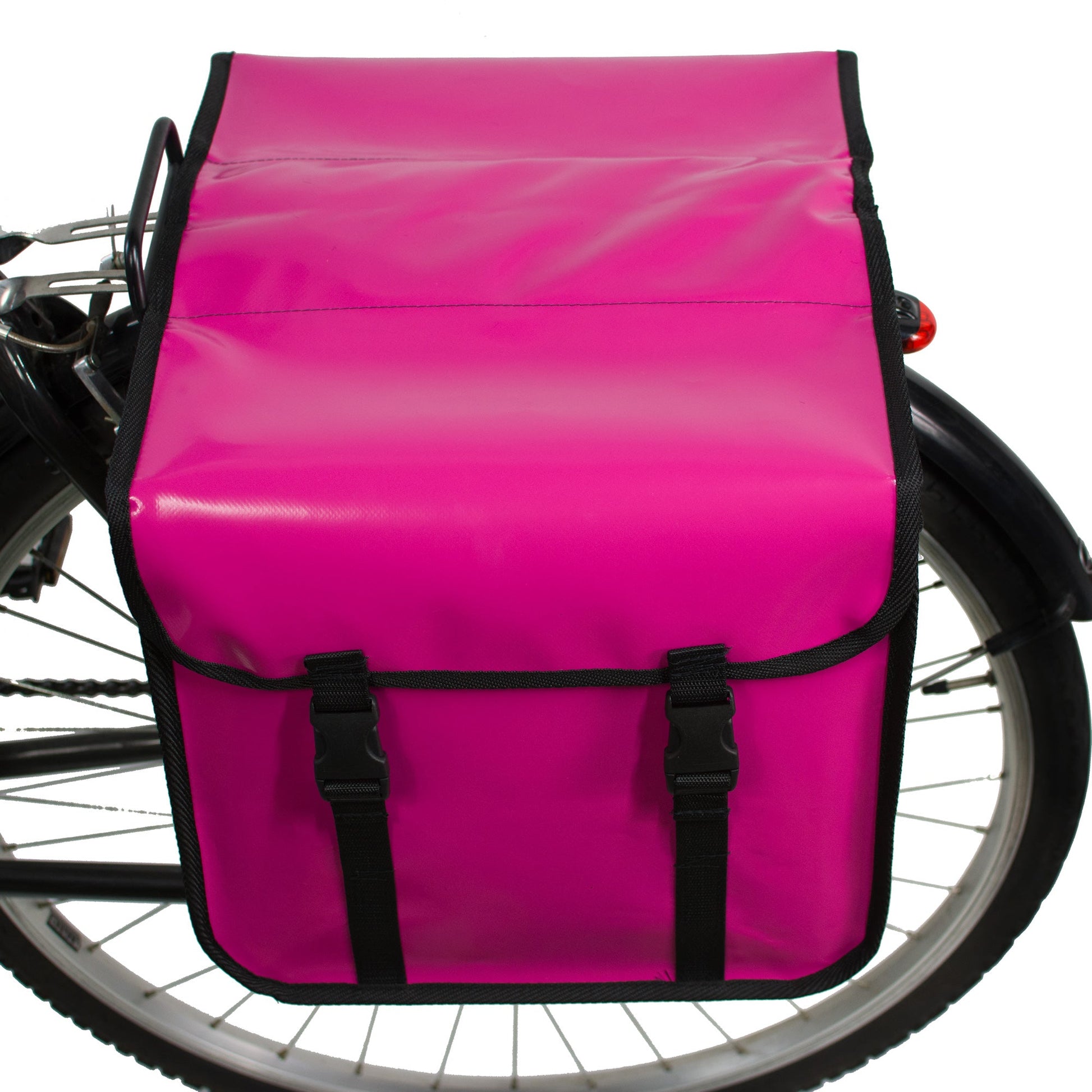 BikyBag Classic CW - Waterproof Bicycle Double Panniers (Pink) - BikyBag