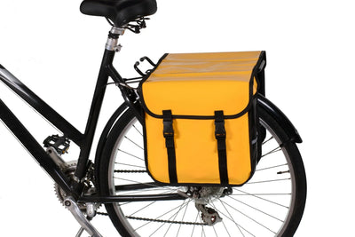 BikyBag Classic CW - Sacoches doubles imperméables pour vélo (Jaune) - BikyBag