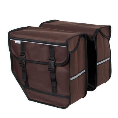 BikyBag Model M - Sacoches doubles pour vélo (Marron) - BikyBag