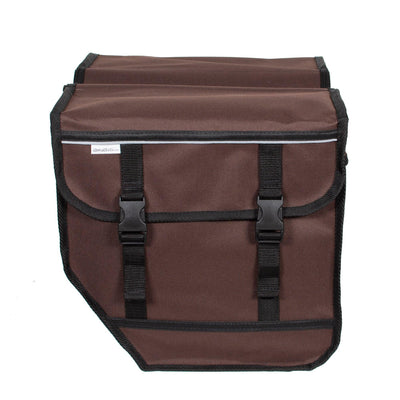 BikyBag Model M - Sacoches doubles pour vélo (Marron) - BikyBag